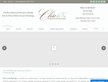 Tablet Screenshot of chiclavie.com